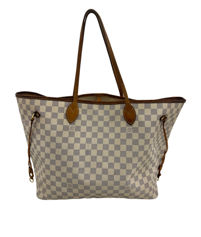 Neverfull GM, 790&euro;, Bolso, Azul/Beige, Canvas - General, Vista frontal